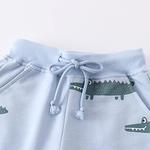 Toddler Girls Boys Kids Sport Cartoon Prints Casual Shorts Fashion Beach Cargo Pants Shorts Clothes for Boys Size2