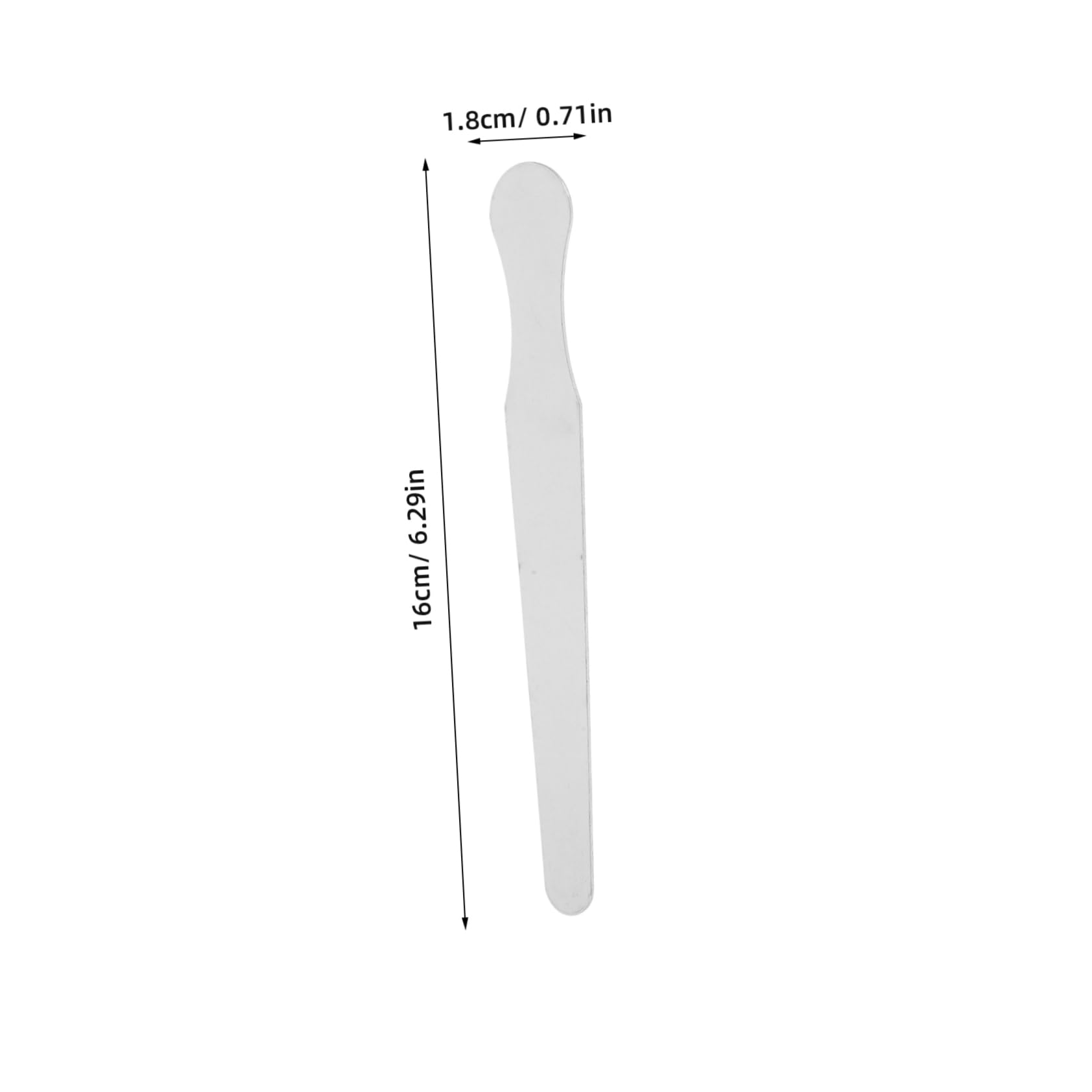 Zungenspatel 16cm Lang aus Edelstahl 20 Stück mit Glatten Kanten Kinderfreundlich Geeignet für Medizinische Untersuchungen zu Hause und Kliniken