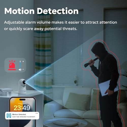 owltron Security Camera Indoor Baby Camera, Pet Camera, Cameras House Security, 360° Pan/Tilt Motion Tracking - Image 4