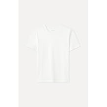 Kad n K r k Beyaz Bisiklet Yaka T-Shirt