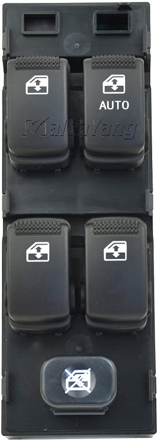 Malcayang Front Left Driver Side Power Window Door Control Button Switch 93570-1C110 for Hyundai Getz 2003-2010 Matrix 2006-2011, for Kia Carens 2002-2005