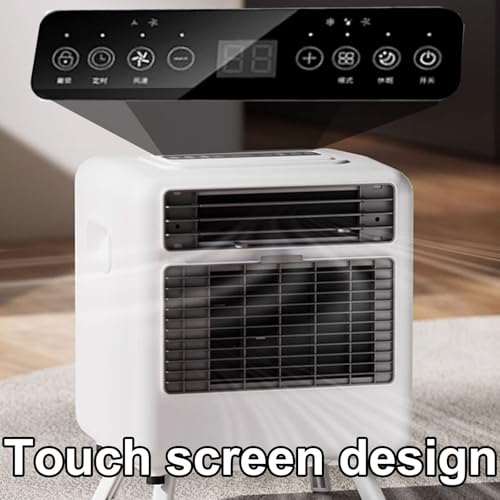 Aire Acondicionado portátil de 14000 BTU: eficiencia energética, Control táctil, Ideal para climatizar el hogar y la Oficina, diseño Estilo avión.