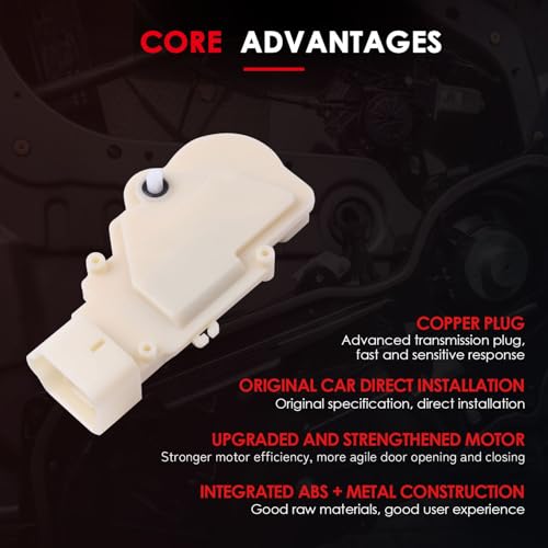 Image of CCIYU Door Latch Lock Actuator Fit for Scion xB 2004-2006,for Toyota Echo 2000-2005, Door Lock Actuator Rear Left+Rear Right Assembly, Replaces # 8D1047,DLA176,DLA199