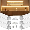 Muzata 6Pack 3.3FT/1M V Shape LED Channel Silver Aluminum LED Strip Diffuser Channel with Milky White Cover Frosted Corner Lighting Easy Installation V1SW WW 1M