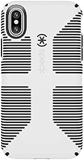 Speck Products CandyShell Grip Cell Phone Case for iPhone XS/iPhone X - White/Black