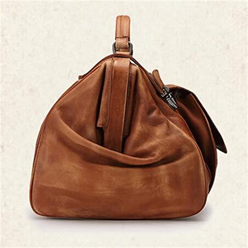Fashion Genuine Leather Travel Bag Luggage Duffle Bag Leather Men Weekend Bag Carry On Tote Handbag3
