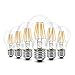 6er Pack LED Lampe E27 Glühbirne 6W dimmbare lampe, iGOKU filament E27 led Glühfaden Warmweiß leuchte led Birne, 360°Abstrahlwinkel LED birne 60W Entspricht Edison Lampe, 680 Lumen 2700K