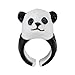Produktbild Caimeytie Schmuck Mädchen Ringe Panda Einstellbar 3D Kreativ Persönlichkeit Geschenke