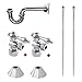 Kingston Brass CC53301LKB30 Trimscape Plumbing Sink Trim Kit, Polished Chrome
