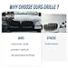 YUWUTF Front Grill Grille Compatible with 2007-2013 BMW X5 E70 2008-2014 BMW X6 E71,ABS Front Kidney Grille Single Slats Gloss Black Kidney Hood Bumber Grill Replacement