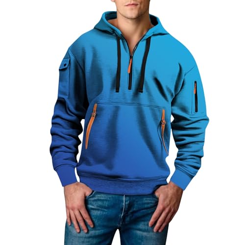 Sudadera sin mangas hombre estampado 3d flores dinámicas azul oscuro m