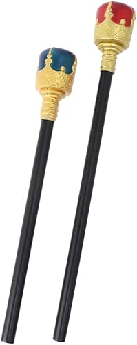 Toyvian Varita de regalo de trabajo, 2 piezas, regalo para niños, Halloween, cosplay, juguete para niños, cetro de diamantes, varita de diamante