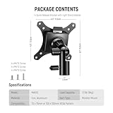NEEWER Monitor Mount Adapter with Quick Release VESA Mount, 270° Adjustable Metal 5/8" C Stand Light Stand Adapter for Impact Screen Outdoor TV up to 17-32", Max Load 17.5lb/8kg, MA010 - Image 9
