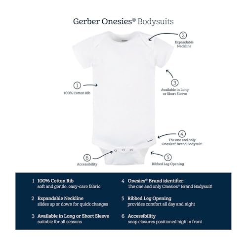 Image of Gerber unisex baby 8-pack Short Sleeve Onesies Bodysuits and Toddler T Shirt Set