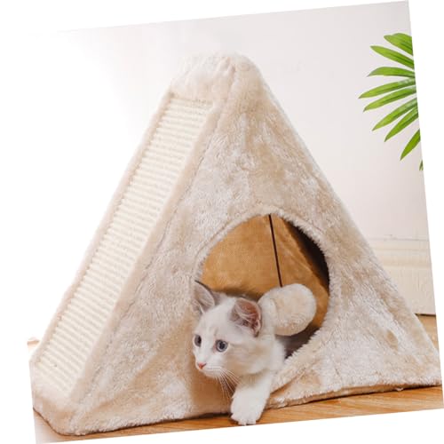Abri extérieur isolé pour chat YARNOW avec nid triangulaire - 3