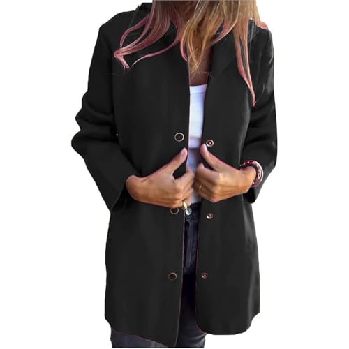 Cedar and Ash Single Breasted Hooded Jacket,S-5XL 2025 Casual Single Breasted Hooded Jacket,Trench Coat for Women2