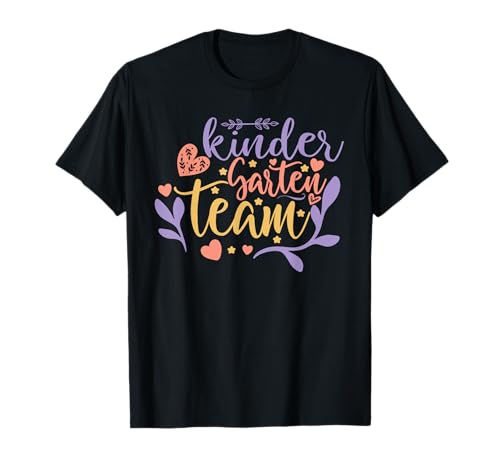 Kindergarten Team Funny Back To School Kids Camiseta