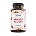 Produktbild Mama Multi (120 Kapseln für 4 Monate) 3-in-1: Kinderwunsch Tabletten, Schwangerschaftsvitamine und Stillzeit Vitamine - 16 Prenatal Vitamins und Superfoods - VEGAN (1x 120 Kapseln (1er Pack))
