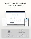 Cudy AP1300 Wall WiFi 5 AC1200 Bezprzewodowy Gigabitowy Punkt Dostępowy w Ścianie, Obsługa Kontrolera AC, MU-MIMO, Zasilanie PoE, Sterowanie Cudy APP Lub Konfiguracja Sieci