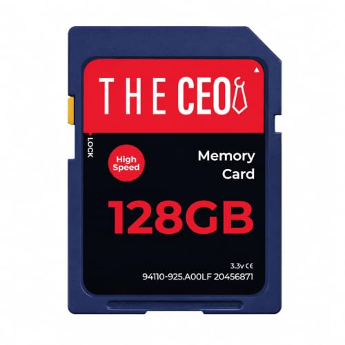 Image of THE CEO SD Card for Camera 128GB Class 10 Memory Card UHS-I Compatible