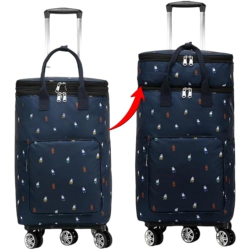 [Nicffdi] �L�����[�J�[�g �V���b�s���O�o�b�O 5�� �������\ �܂��ݎ� �ۉ� �ۗ� �_�u���L���X�^�[ 360�x��]�^�C���t�� ���� �ȒP�g�� �������߃O���b�v �ו��^�� �s�N�j�b�N�É��� �R���p�N�g �������H �������� ���s (D)