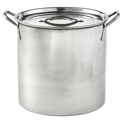 Comparison: Best 16 Quart Stock Pot 11 IMUSA 16Qt Stainless Steel Stock Pot with Lid, Large Cooking Pot for Soups, Boiling Seafood, Pasta, Stews, and Family Meals