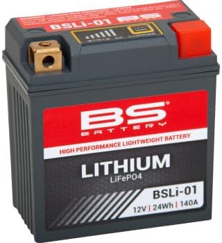 MOTOMXHOUSE BS Battery Lithium LiFePO4 Battery - BSLi-01-2018-2023 CRF250R & CRF450R, CRF450X, and CRF450L