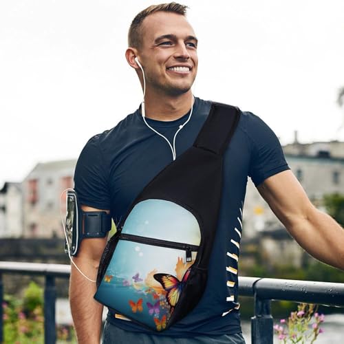 Bolso tipo bandolera deportiva para senderismo unisex miniatura 3