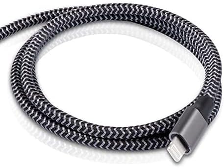 BlastCase iPhone Charger 3Pack 6FT Nylon Braided Lightning Cable Cord Compatible with iPhone 7/7 Plus/6/6 Plus/6S/6s Plus/SE/5S/5/5, iPad, iPod and More (Black)