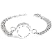 Heartfelt Keep You in My Heart Always Cremation Jewelry Bracelet Urn Memorial Keepsake for Ashes with Funnel Fill Kit