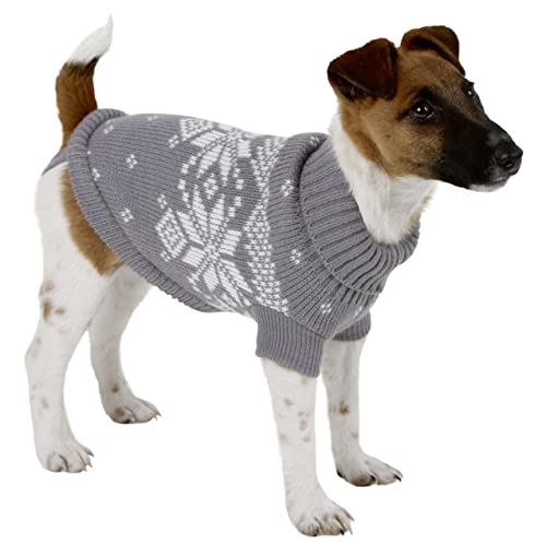 Kerbl Pet Pullover Lillehammer, Grau/weiß, 30 cm