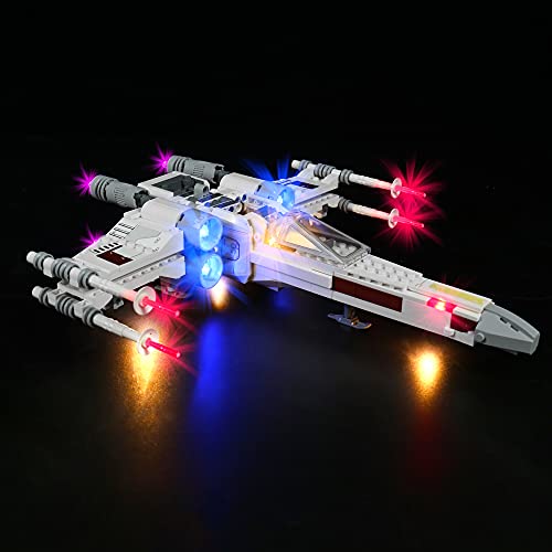 Led Light Kit for Lego X-Wing Fighter, Led Lighting Set for Lego 75301 Luke Skywalker’s X-Wing Fighter - Not Include Models, Just Light Set(Classic Version) - Image 2