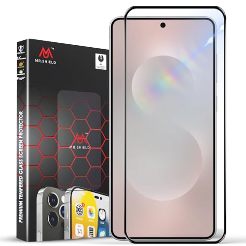 Image of Mr.Shield Top-Notch HD+ Tempered Glass Screen Protector Guard for Samsung Galaxy S24 and S25 5G (6.2 Inch), 9H Hardness, Military Grade Protection, Easy Installation kit