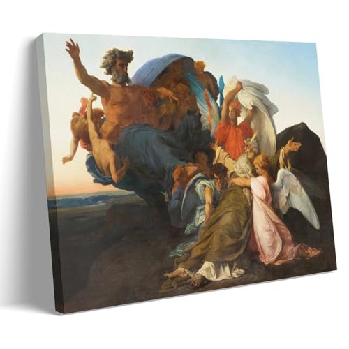 Mort de Moïse Alexandre Cabanel tableau décoration murale salon de 50 x 75 cm