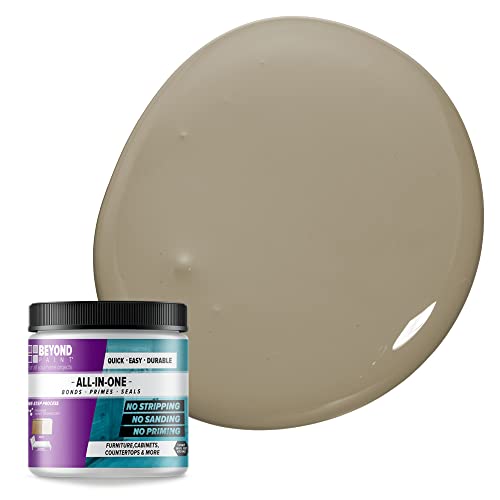 Comparison: Best Paint For Formica Cabinets 6 Beyond Paint All-in-One Refinishing Paint, No Sanding, Matte Finish for Cabinets, Countertops, Furniture and Doors, 1 Pint, Pebble