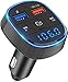 Produktbild Kociso Bluetooth FM Transmitter Auto, Autoradio-Audioadapter Transmitter mit Zwei USB-Ladeanschlüssen, Autoladegerät für MP3-Player, Freisprecheinrichtung, USB-Laufwerk, SD-Karte