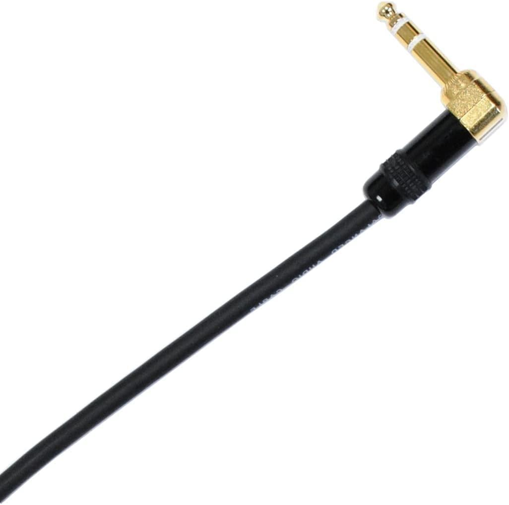 Audio2000'S C14012P2 Two-Pack 12-Feet Gold-Plated 1/4-Inch TRS Right Angle to XLR Male Audio/Stage/Patch/Recording Cables (Two 12-Feet Cables)