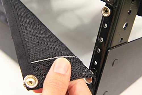 5U Ventilation Blank Snap-On Rack Panels Mount Spacer for 19" Server Network Home Lab Rack Case or Flight Packs (5U)