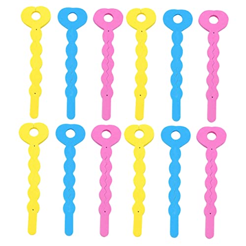 Ipetboom 24Pcs Hair Roller Curler Soft Sponge Curling Strips for Effortless Curls Hair Styling Tool for Beautiful Wavy Hair Easy to Use and Gentle Hair