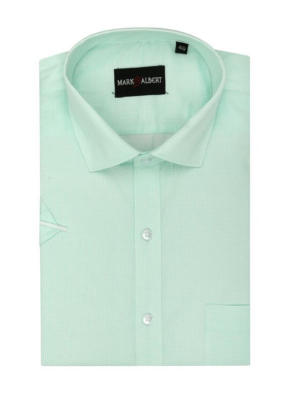Image of MARK & ALBERT Mens Half Sleeves Printed Shirt