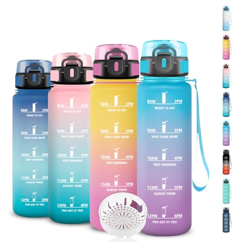Botella Agua, 500ml Botella Agua Niños, a Prueba de Fugas, Cantimplora Infantil con Filtro, Fácil de Limpiar, Cantimplora con Marca de Tiempo, para la Escuela, Oficina, Deportes, Running, Bicicleta Botella Agua, 500ml Botella Agua Niños, a Prueba de Fugas, Cantimplora Infantil con Filtro, Fácil de Limpiar, Cantimplora con Marca de Tiempo, para la Escuela, Oficina, Deportes, Running, Bicicleta