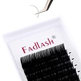 Lash Extensions 8-20mm FADLASH Eyelash Extensions C D Curl 0.20mm Premium Black Matte Silk Single La
