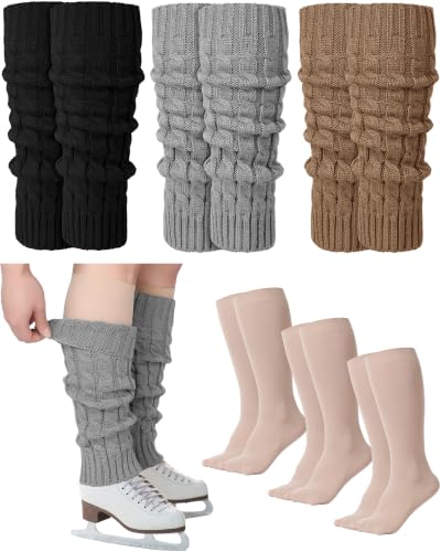 Image of Chuarry 6 Pairs Skating Leg Warmer