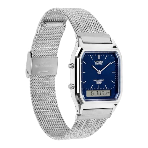 Image of Casio Vintage AQ-230EM-2ADF Analog-Digital Blue Watch Unisex (D417)