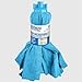 La Briantina Mop in Microfibra Blu a Frangia Tagliata 260 g – Alta Assorbenza, Uso Generale, Professionale e Domestico immagine