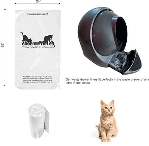 Good Kitty Co Waste Drawer Liners Compatible With Litter-Robot (50 Count) #TOP4