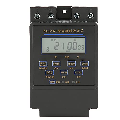 Interruptor Temporizador de Microcomputador, Interruptor de Controle de Tempo Programável LCD Digita