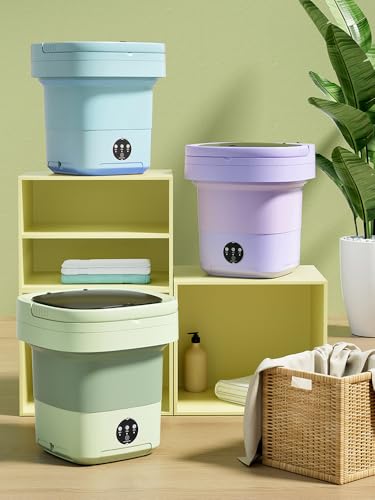 Mini laveuse pliable idéale pour appartement compact et linge de bébé - 8