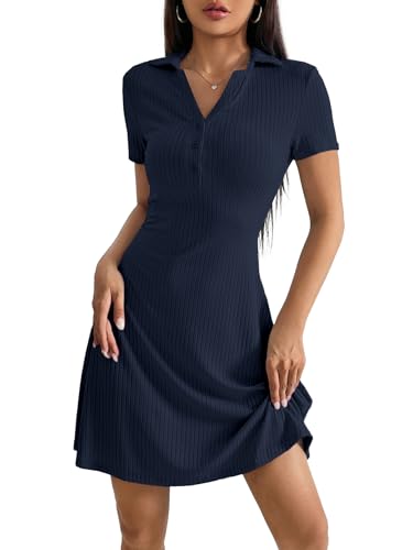 Image of TOPLOT Women's Western Dresses | Knee Length Dress | Stylish Design Fit | One Piece Bodycone | Trendy Look Styling | Easy Movement | Perfect for Casual, Outings (5237)
