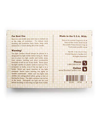 Pure Jasmine Premium Tealight Candles Bulk Pack - Highly Scented With Natural Oils - 24 Yellow Tea Lights - Beautiful Candlelight - Made In The Usa - Flower & Floral Collection #TOP2